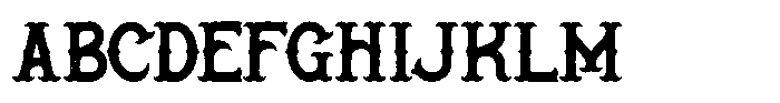 Aloheaven Rough Font UPPERCASE