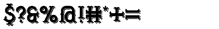 Aloheaven Shadow Font OTHER CHARS
