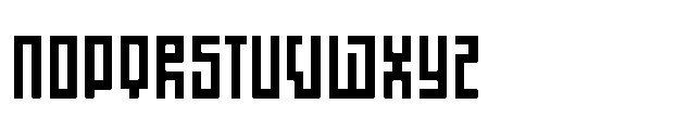 Alones Font UPPERCASE