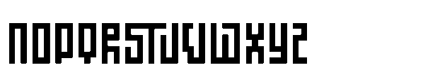 Alones Font LOWERCASE