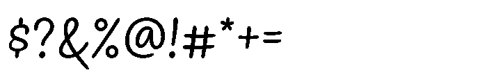 Alonetime Regular Font OTHER CHARS