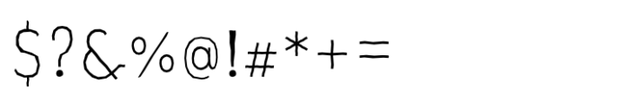 Along Sans Rasoe Extra Light Font OTHER CHARS