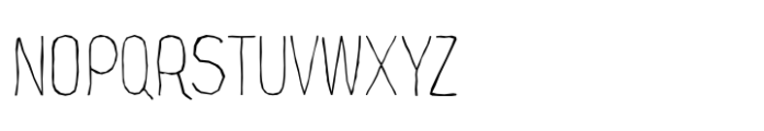 Along Sans Rasoe Thin Font UPPERCASE