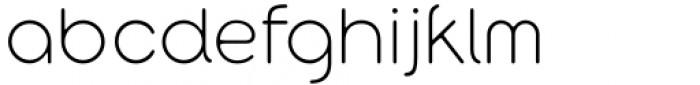 Along Sans Rounded Extra Light Font LOWERCASE