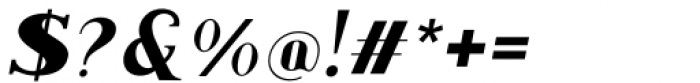 Along Serif BSC Black Italic Font OTHER CHARS