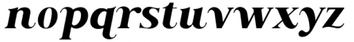 Along Serif BSC Bold Italic Font LOWERCASE