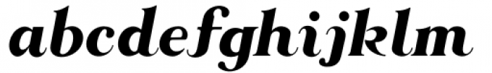 Along Serif BSC Extra Bold Italic Font LOWERCASE