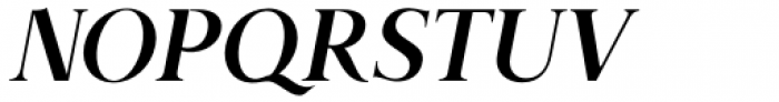 Along Serif BSC Medium Italic Font UPPERCASE