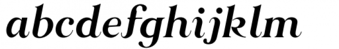 Along Serif BSC Medium Italic Font LOWERCASE