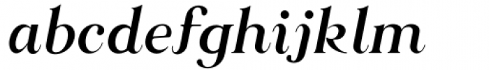 Along Serif BSC Regular Italic Font LOWERCASE
