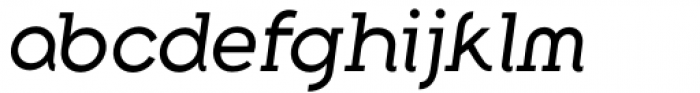 Along Slab Work Regular Italic Font LOWERCASE