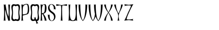 Alontela Thin Font LOWERCASE