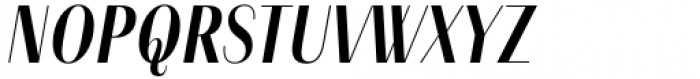 Alonzo Cnd Medium Italic Font UPPERCASE
