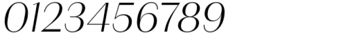Alonzo Extralight Italic Font OTHER CHARS