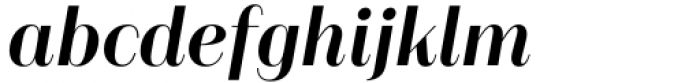 Alonzo Medium Italic Font LOWERCASE