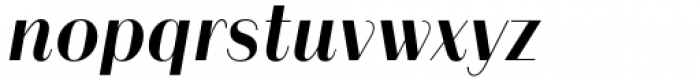 Alonzo Medium Italic Font LOWERCASE