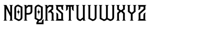 Alosay Gothic Font LOWERCASE