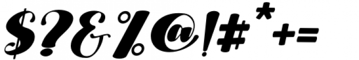 Alothea Italic Font OTHER CHARS
