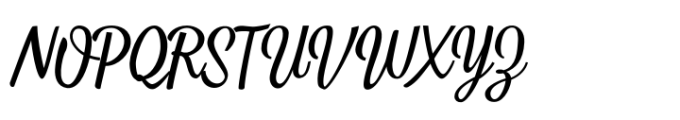 Alpenable Script Regular Font UPPERCASE
