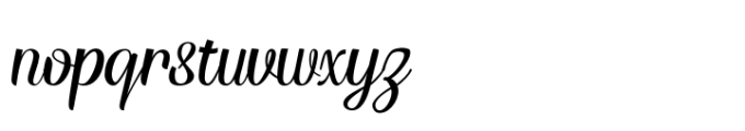 Alpenable Script Regular Font LOWERCASE