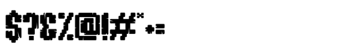 Alpha Forge Display Font OTHER CHARS
