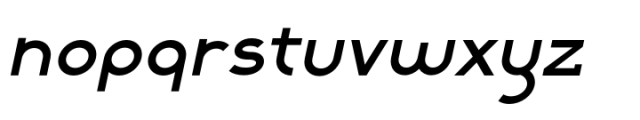 Alpha Strada Italic Font LOWERCASE