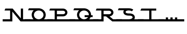 Alpha Strada Super Caps Font UPPERCASE