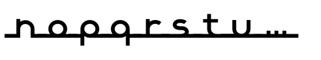 Alpha Strada Super Caps Font LOWERCASE