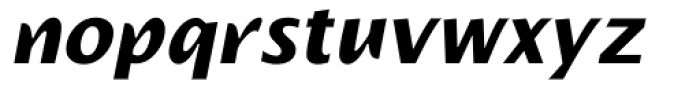 Alphabet Bold Italic Font LOWERCASE
