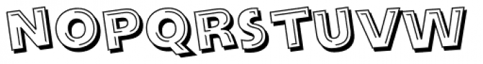 Alphabet Soup Tilt Font LOWERCASE