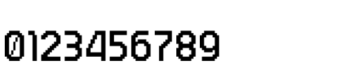Alphabit 16 Regular Font OTHER CHARS