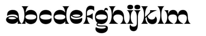 Alpharain Regular Font LOWERCASE