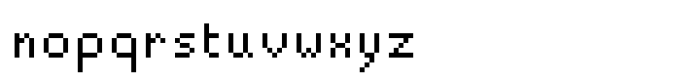 Alpharush Font LOWERCASE