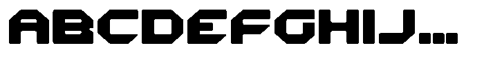 Alphatron Font UPPERCASE