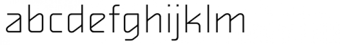Alphaville Thin Font LOWERCASE