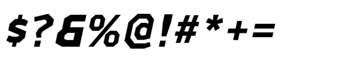 Alphii Black Italic Font OTHER CHARS