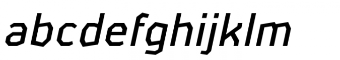 Alphii Italic Font LOWERCASE