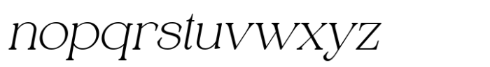 Alpinecia Italic Font LOWERCASE