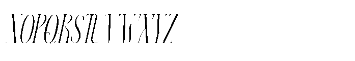 Alqeon Oblique Font UPPERCASE