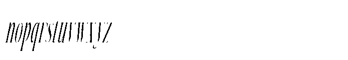 Alqeon Oblique Font LOWERCASE