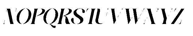 Alqest Oblique Font UPPERCASE