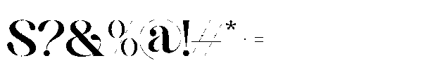Alqest Regular Font OTHER CHARS