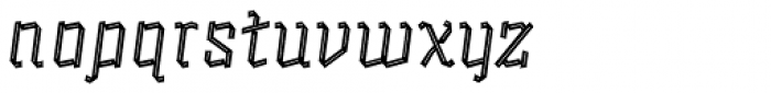 Alquitran Family Black Line Font LOWERCASE