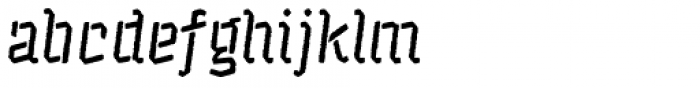 Alquitran Stencil Regular Rough Font LOWERCASE