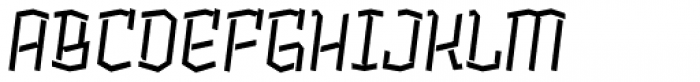 Alquitran Stencil Regular Font UPPERCASE