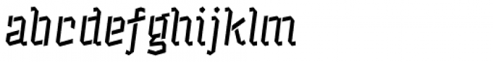 Alquitran Stencil Regular Font LOWERCASE