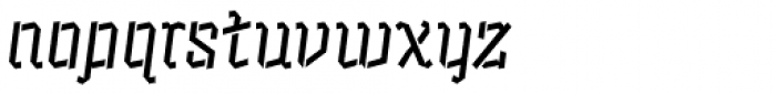 Alquitran Stencil Regular Font LOWERCASE