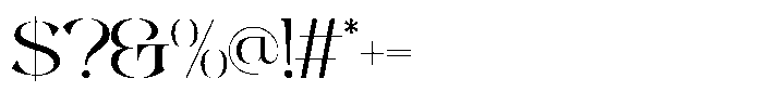 Alrays Bloom Extralight Font OTHER CHARS