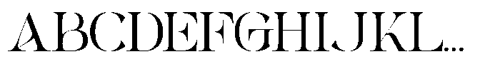 Alrays Bloom Extralight Font UPPERCASE