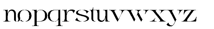 Alrays Bloom Extralight Font LOWERCASE